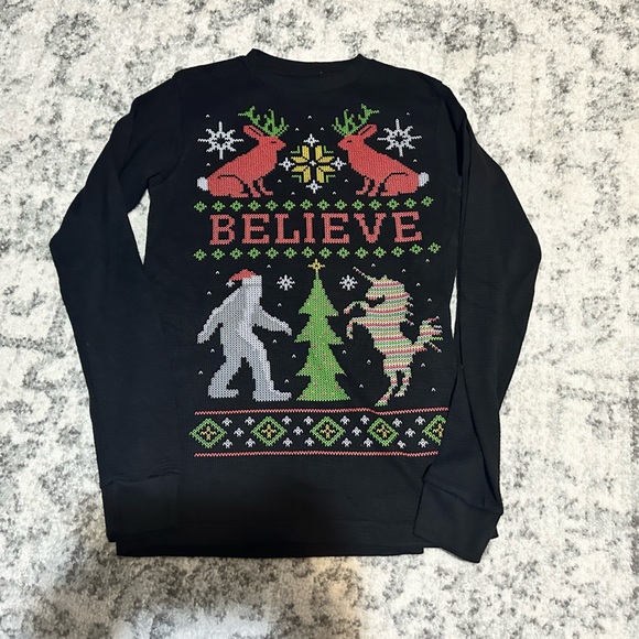 Ugly sweater long sleeve shirt. Size men’s small. - Picture 4 of 5